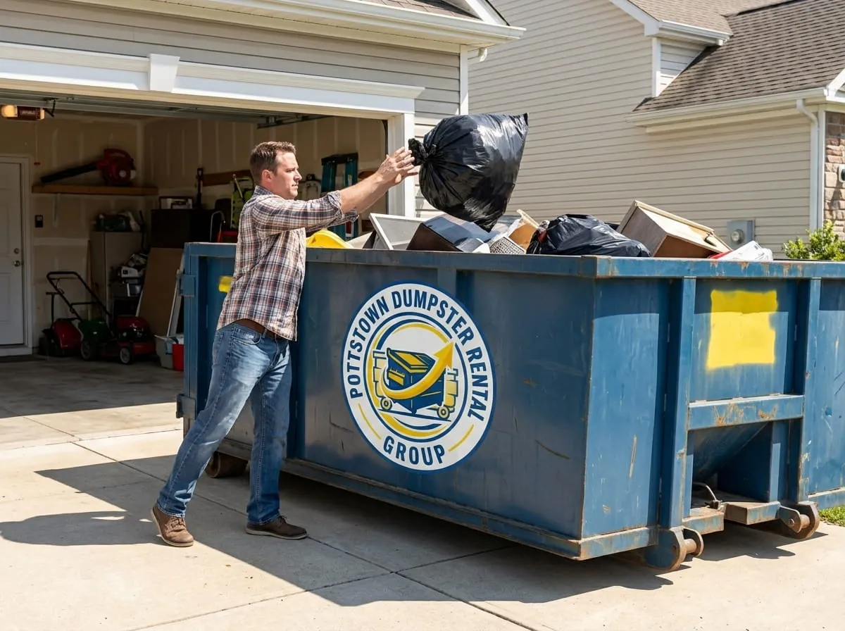 Range of dumpster sizes from Pottstown Dumpster Rental Group in Pottstown, PA